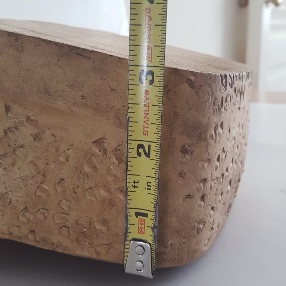 Vintage Branch Bark Wood "I Love You" Planter **AS IS** - Picture 16 of 16